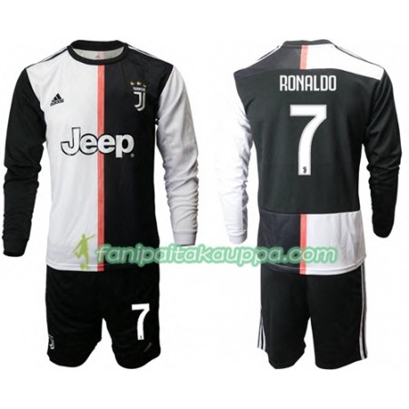 Jalkapallo Peliasut Juventus Ronaldo 7 Lasten  Koti Pelipaita 2019-2020 Pitkähihainen